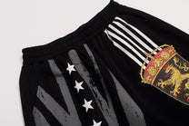 REHTRELT RACING CREST STRIPE SWEATPANTS; Black; design detail