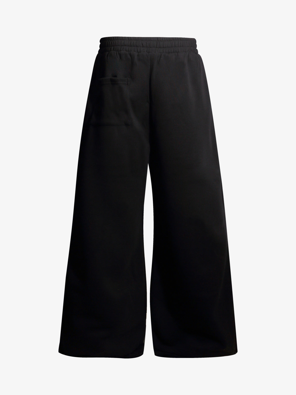 REHTRELT RACING CREST STRIPE SWEATPANTS; Black; back view