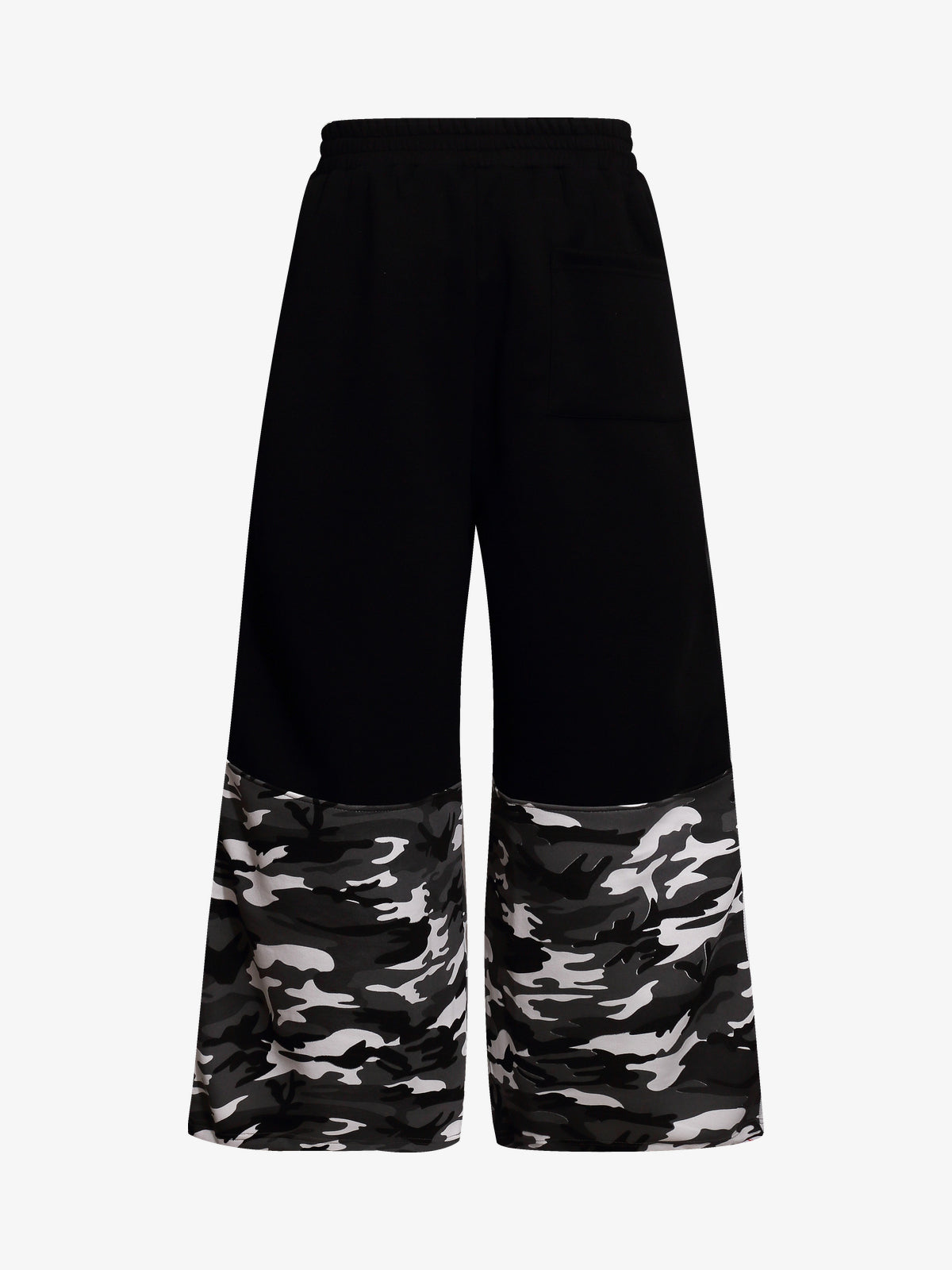 REHTRELT HORSE CREST GRAPHIC SWEATPANTS; Black; back view