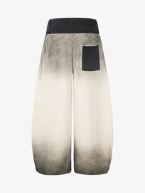 SEVEERS GRADIENT CROSS GRAPHIC SWEATPANTS; Apricot; back view