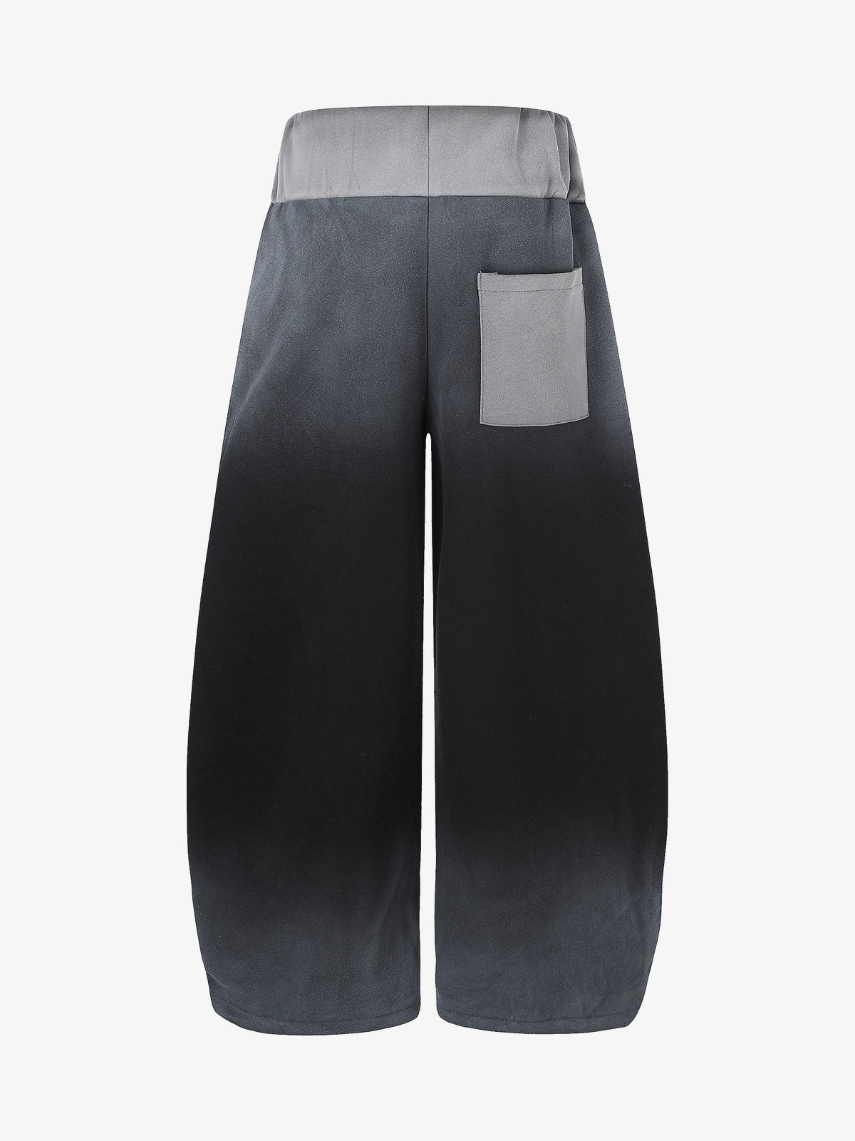 SEVEERS GRADIENT CROSS GRAPHIC SWEATPANTS; Black; back view