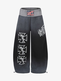 SEVEERS | GRADIENT CROSS GRAPHIC SWEATPANTS