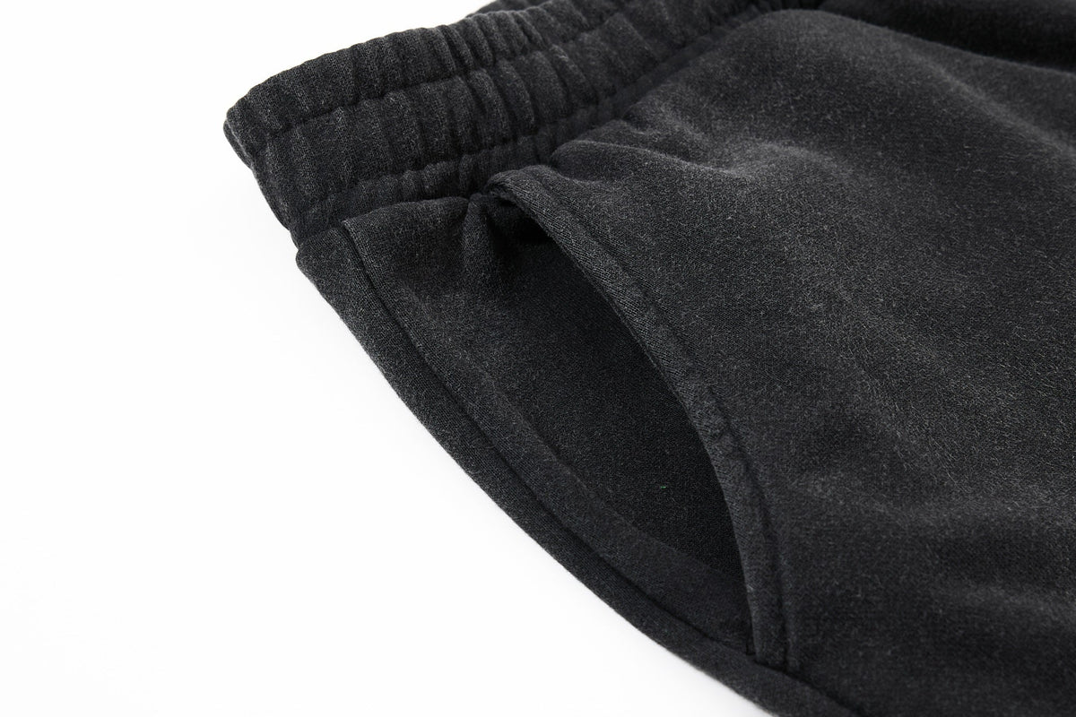 SKATE PARK NUMBER 08 SIDE STRIPE PANTS; Black; garment construction detail