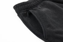SKATE PARK NUMBER 08 SIDE STRIPE PANTS; Black; garment construction detail