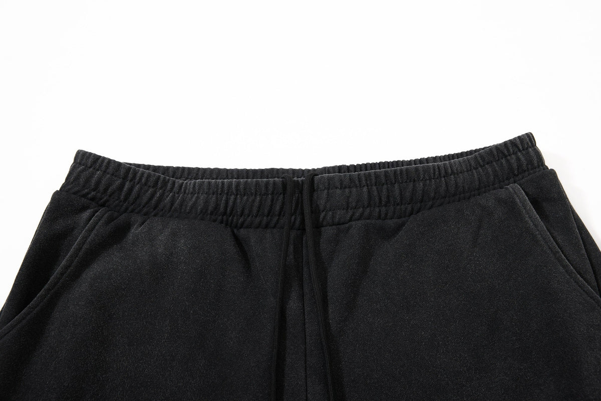 SKATE PARK NUMBER 08 SIDE STRIPE PANTS; Black; garment construction detail