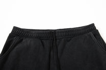 SKATE PARK NUMBER 08 SIDE STRIPE PANTS; Black; garment construction detail
