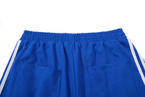 SKATE PARK UNDEAD KNIGHT WIDE LEG SWEATPANTS; Blue; garment construction detail