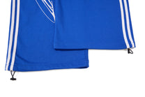 SKATE PARK UNDEAD KNIGHT WIDE LEG SWEATPANTS; Blue; garment construction detail