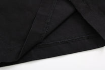 VLEX OFFICIAL CAMO CONTRAST HEM PANTS; Camouflage; garment construction detail