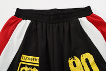 VLEX OFFICIAL 90 STRIPE RACING PANTS; Black; garment construction detail