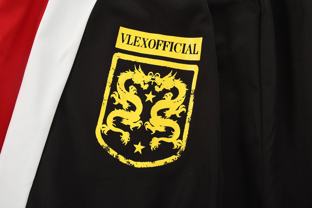 VLEX OFFICIAL 90 STRIPE RACING PANTS; Black; design detail