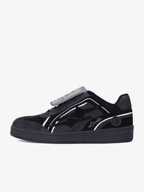 KILL WINNER STAR PANEL COURT SNEAKERS; Black; overall product view