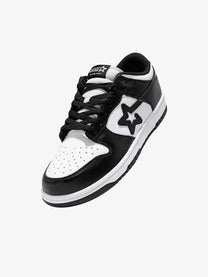 RIP STAR CONTRAST STAR PANEL SNEAKERS; Black; overall product view