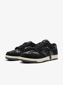 RIP STAR TONAL STAR PATCH SNEAKERS; Black; product view