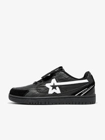 RIP STAR STAR SIDE PANEL SNEAKERS; Black; overall product view