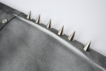 ATSF30 WASHED CARGO POCKET JORTS; Gray; design detail