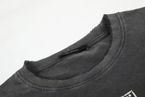 11KN HERALDIC BACK GRAPHIC SWEATSHIRT; Black; garment construction detail