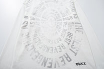 AK ANBULLET CIRCULAR GRAPHIC SWEATSHIRT; White; design detail
