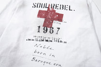 AW SPIKY HEAD 1967 CROSS GRAPHIC SWEATSHIRT; White; design detail
