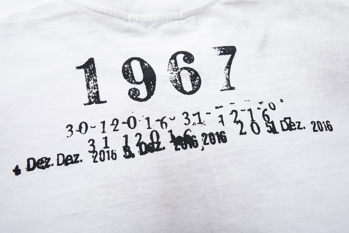 AW SPIKY HEAD 1967 CROSS GRAPHIC SWEATSHIRT; White; design detail