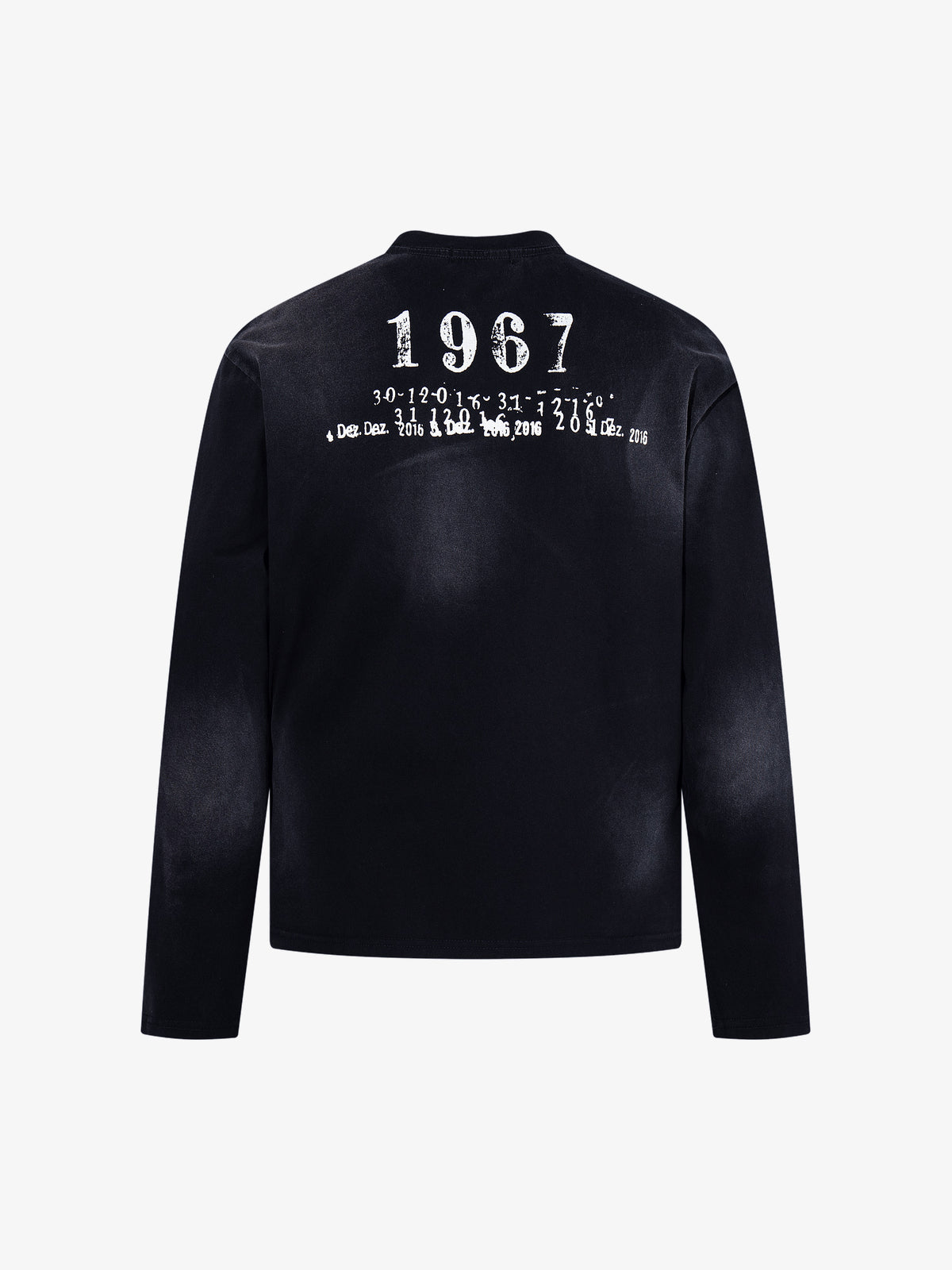 AW SPIKY HEAD 1967 CROSS GRAPHIC SWEATSHIRT; Black; back view
