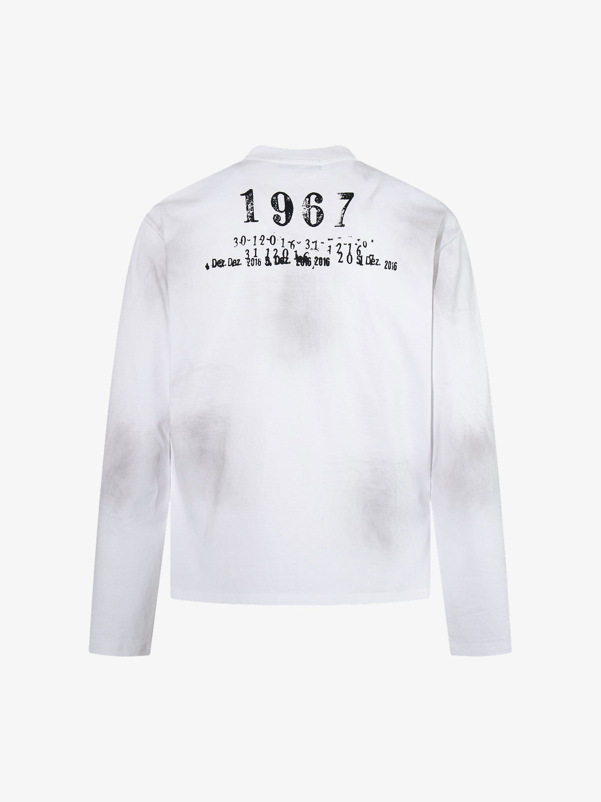 AW SPIKY HEAD 1967 CROSS GRAPHIC SWEATSHIRT; White; back view