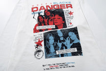 BLACK E78 DANGER COLLAGE SWEATSHIRT; White; design detail