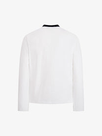 BLACK E78 DANGER COLLAGE SWEATSHIRT; White; back view