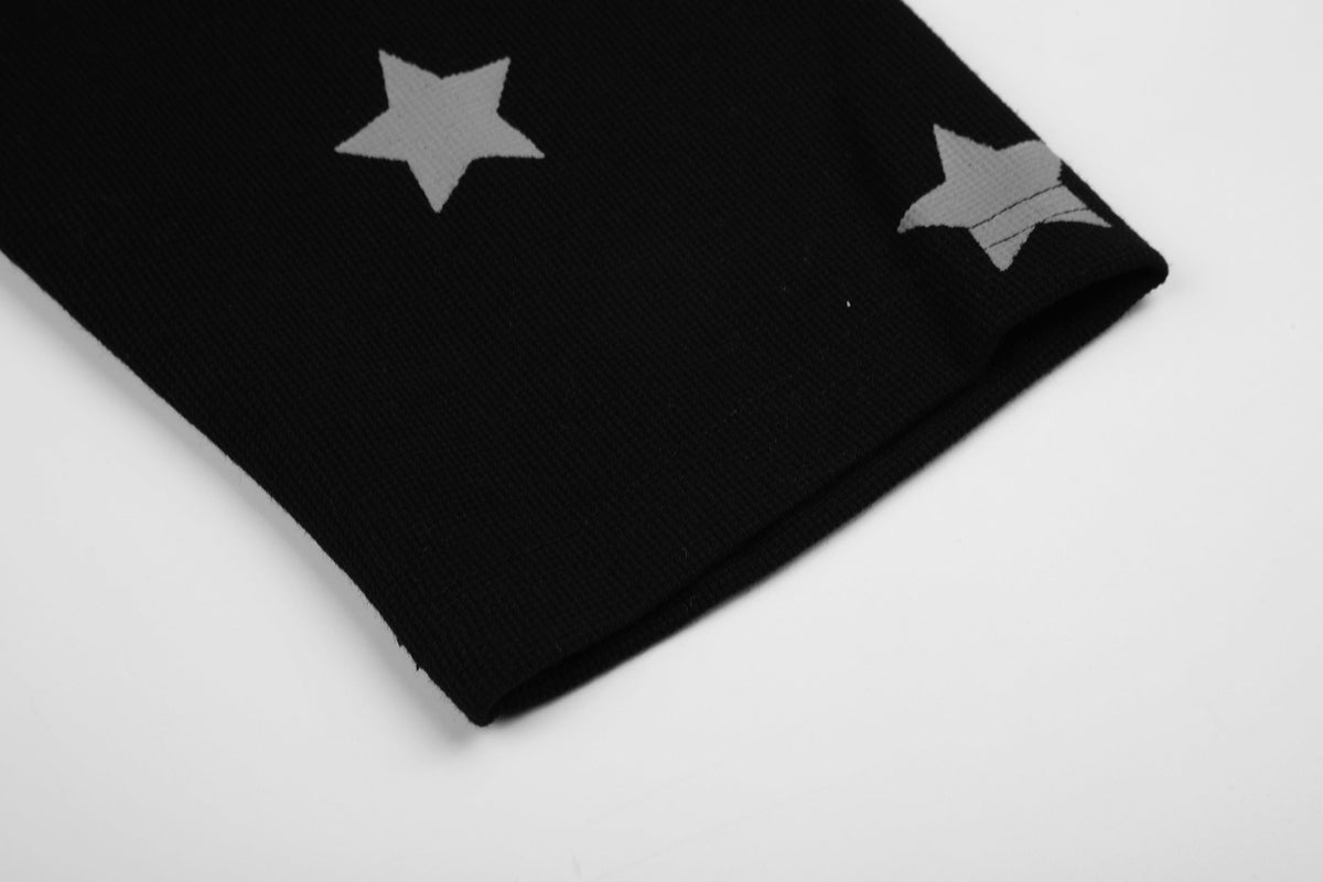 BLACK ENERGY STAR SLEEVE GRAPHIC SWEATSHIRT; White; design detail