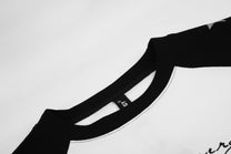 BLACK ENERGY STAR SLEEVE GRAPHIC SWEATSHIRT; White; garment construction detail
