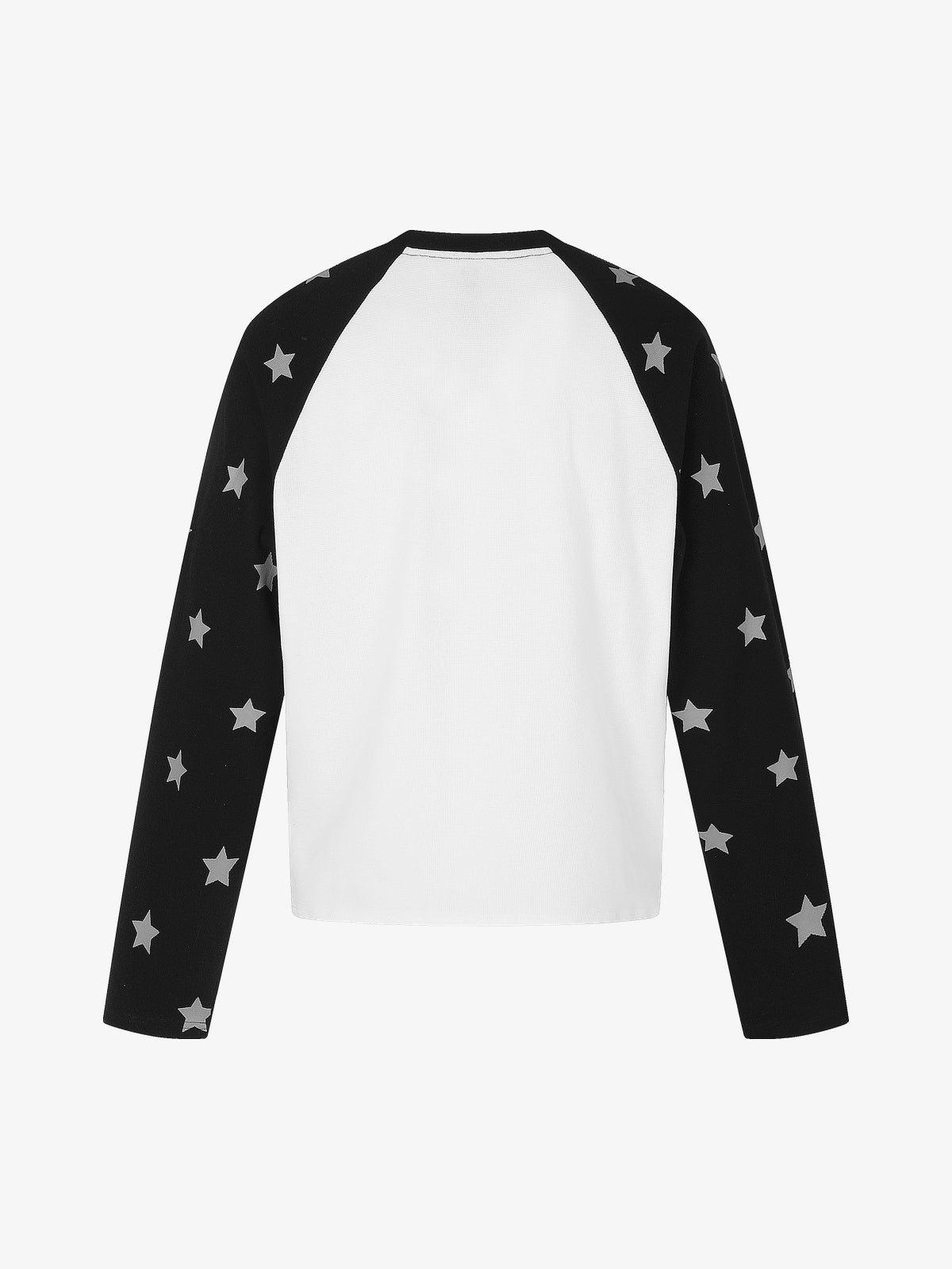 BLACK ENERGY STAR SLEEVE GRAPHIC SWEATSHIRT; White; back view