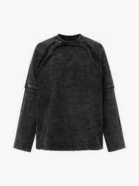 EXTREME CAUSE | WASHED RAGLAN SEAM SWEATSHIRT