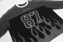 GLFS FLAME 87 GRAPHIC SWEATSHIRT; Black; design detail