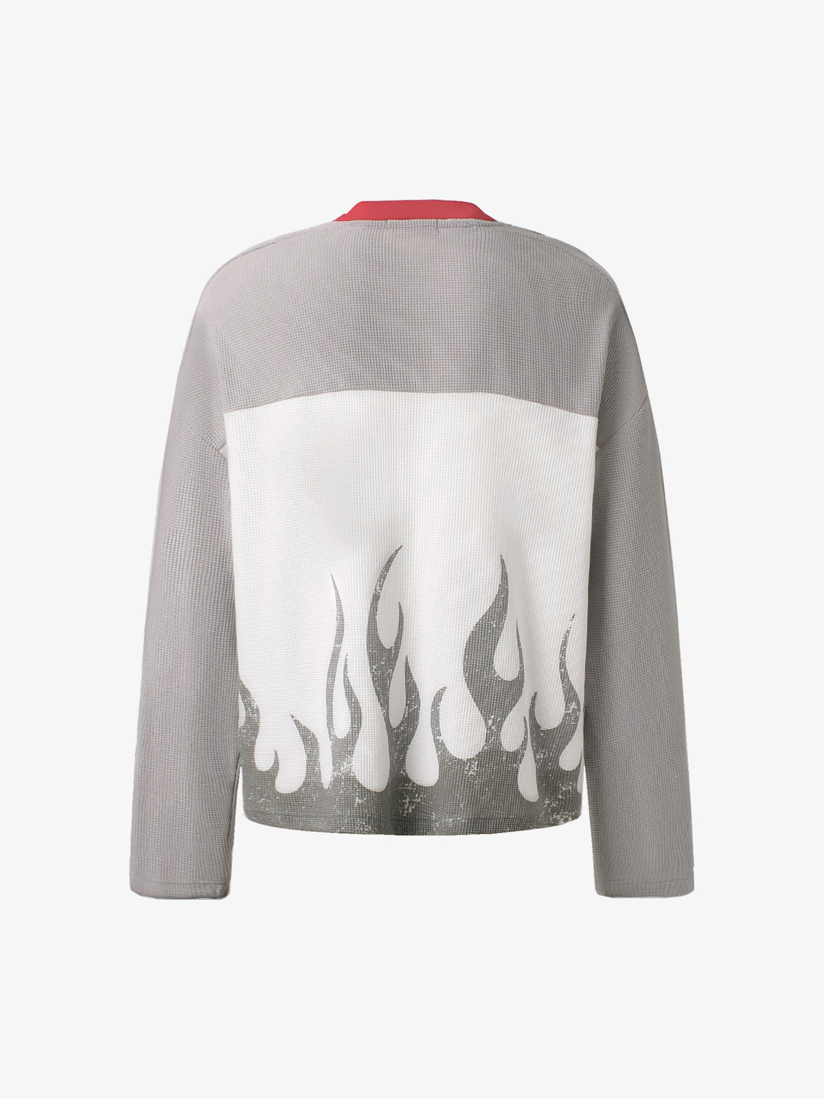 GLFS FLAME 87 GRAPHIC SWEATSHIRT; Light Gray; back view