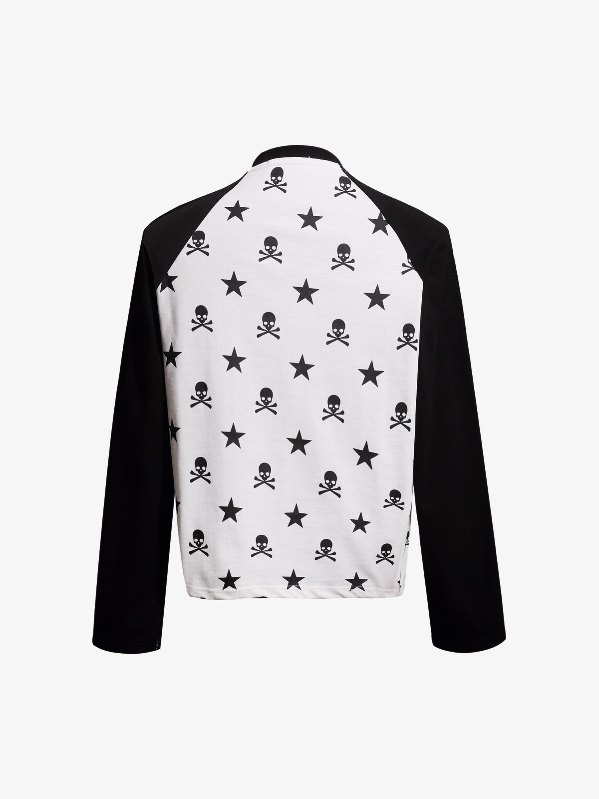REHTRELT STRIPED STAR RAGLAN SWEATSHIRT; Black; back view