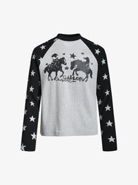 SKATE PARK | RAGLAN STAR GRAPHIC SWEATSHIRT