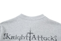 SKATE PARK KNIGHT GRAPHIC SWEATSHIRT; Gray; design detail
