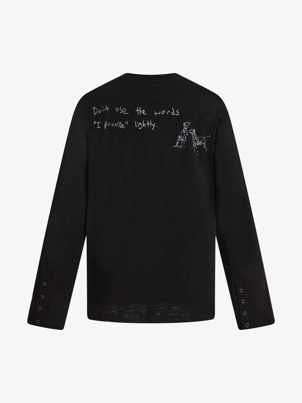 SMK MADE CHAIN STARBURST GRAPHIC SWEATSHIRT; Black; back view