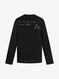 SMK MADE CHAIN STARBURST GRAPHIC SWEATSHIRT; Black; back view
