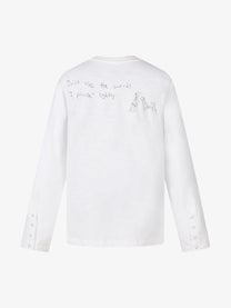 SMK MADE CHAIN STARBURST GRAPHIC SWEATSHIRT; White; back view