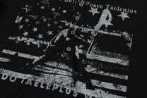 TAELE PLUS STAR COLLAGE GRAPHIC SWEATSHIRT; Black; design detail