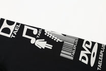 TAELE PLUS PORTRAIT PRINT CONTRAST SLEEVE SWEATSHIRT; White; design detail