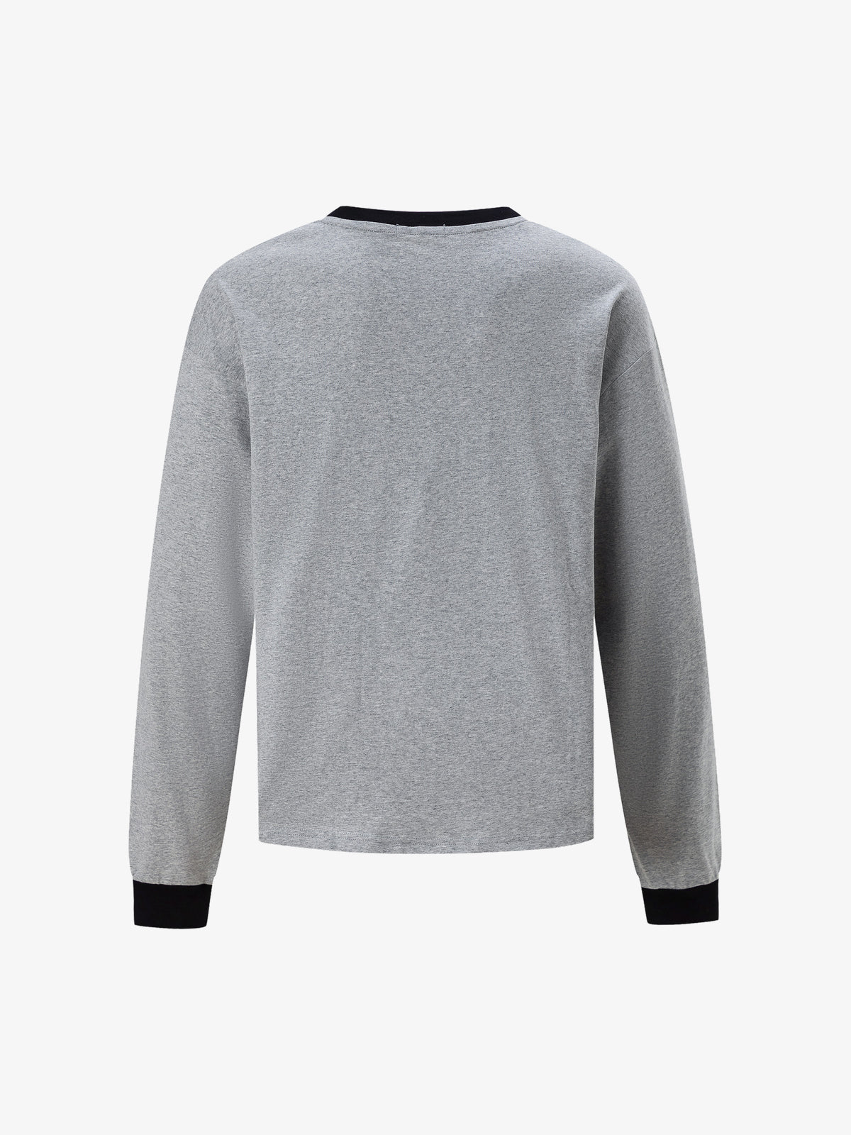 TRYTHM CLUB CROSS GRAPHIC SWEATSHIRT; Gray; back view