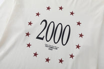TRYTHM CLUB STAR 2000 GRAPHIC SWEATSHIRT; Beige; design detail