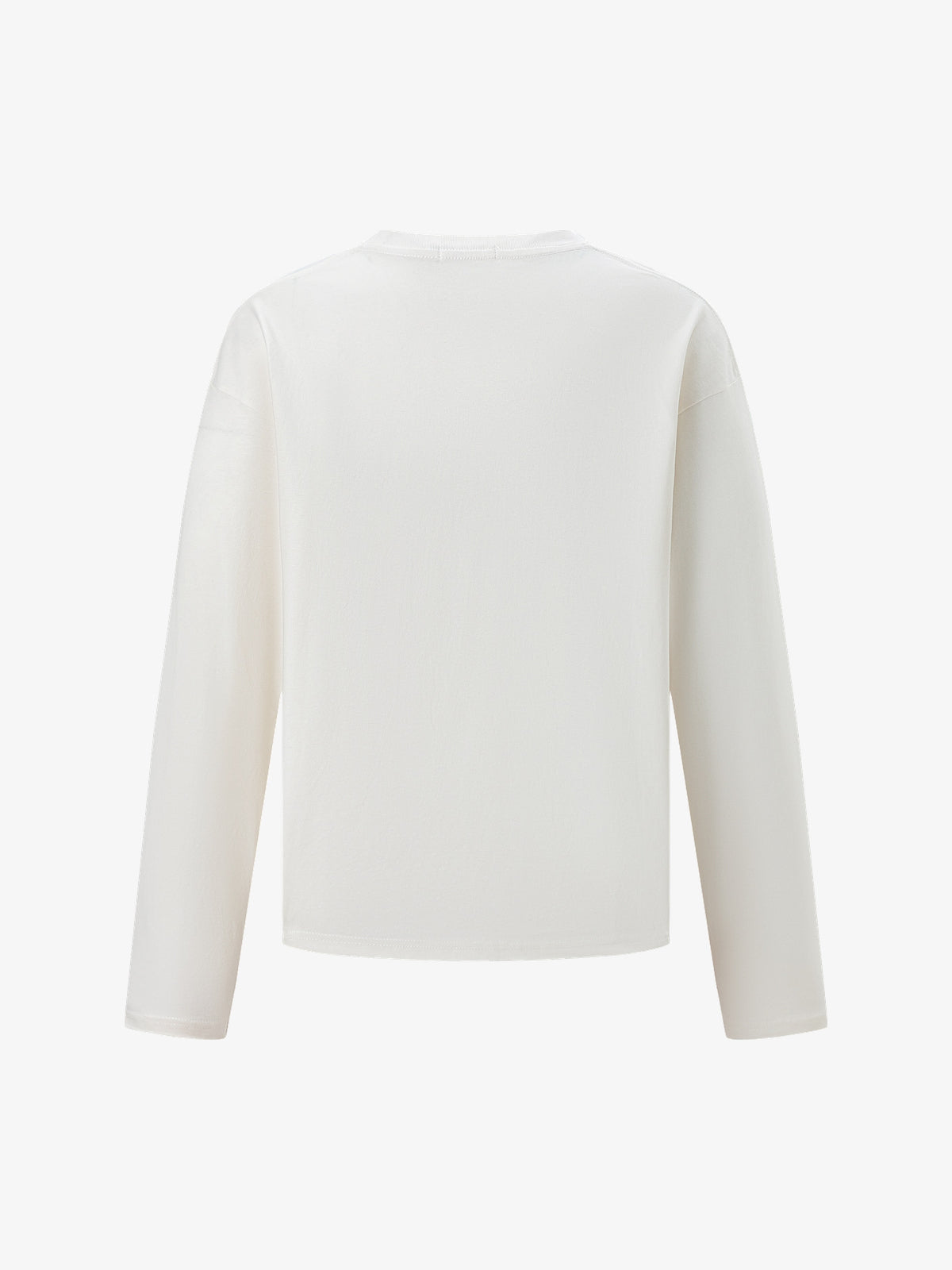 TRYTHM CLUB STAR 2000 GRAPHIC SWEATSHIRT; Beige; back view