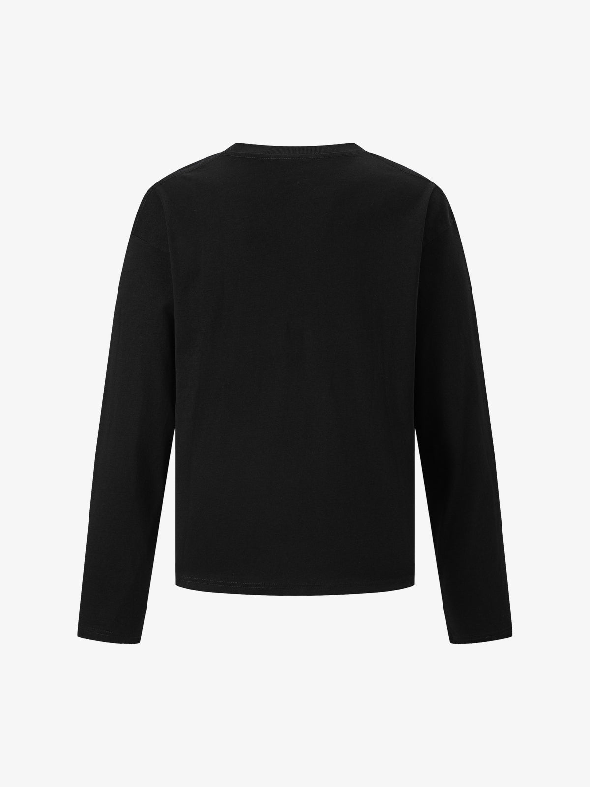 TRYTHM CLUB STAR 2000 GRAPHIC SWEATSHIRT; Black; back view