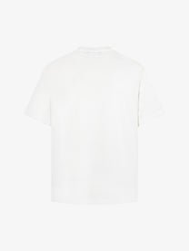 BLACK E78 INSTANT SUCCEED PORTRAIT T-SHIRT; White; back view
