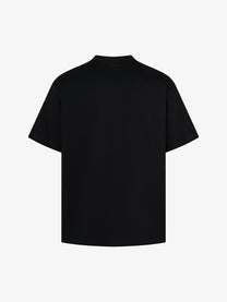 BLACK E78 THAT'S YOUR LOSS SLOGAN T-SHIRT; Black; back view