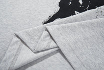 BLACK E78 ON LIVE SCREEN COLLAGE T-SHIRT; Gray; garment construction detail
