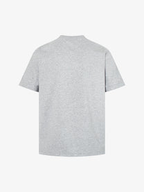 BLACK E78 ON LIVE SCREEN COLLAGE T-SHIRT; Gray; back view